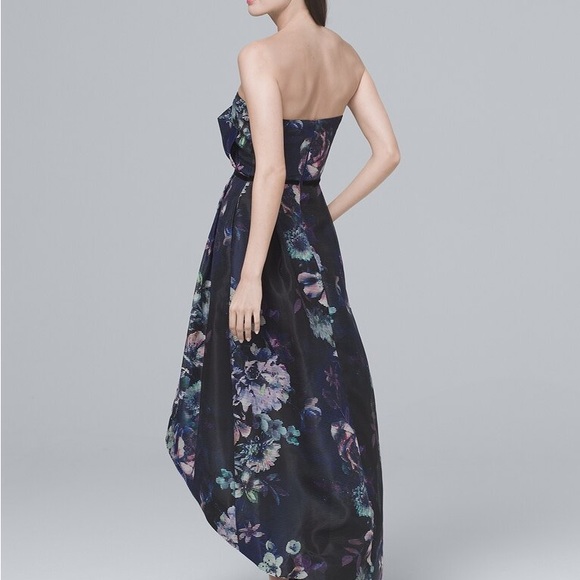 PARKER BLACK Printed Strapless High-Low Fit-And-Flare Dress - EUC - Picture 12 of 12